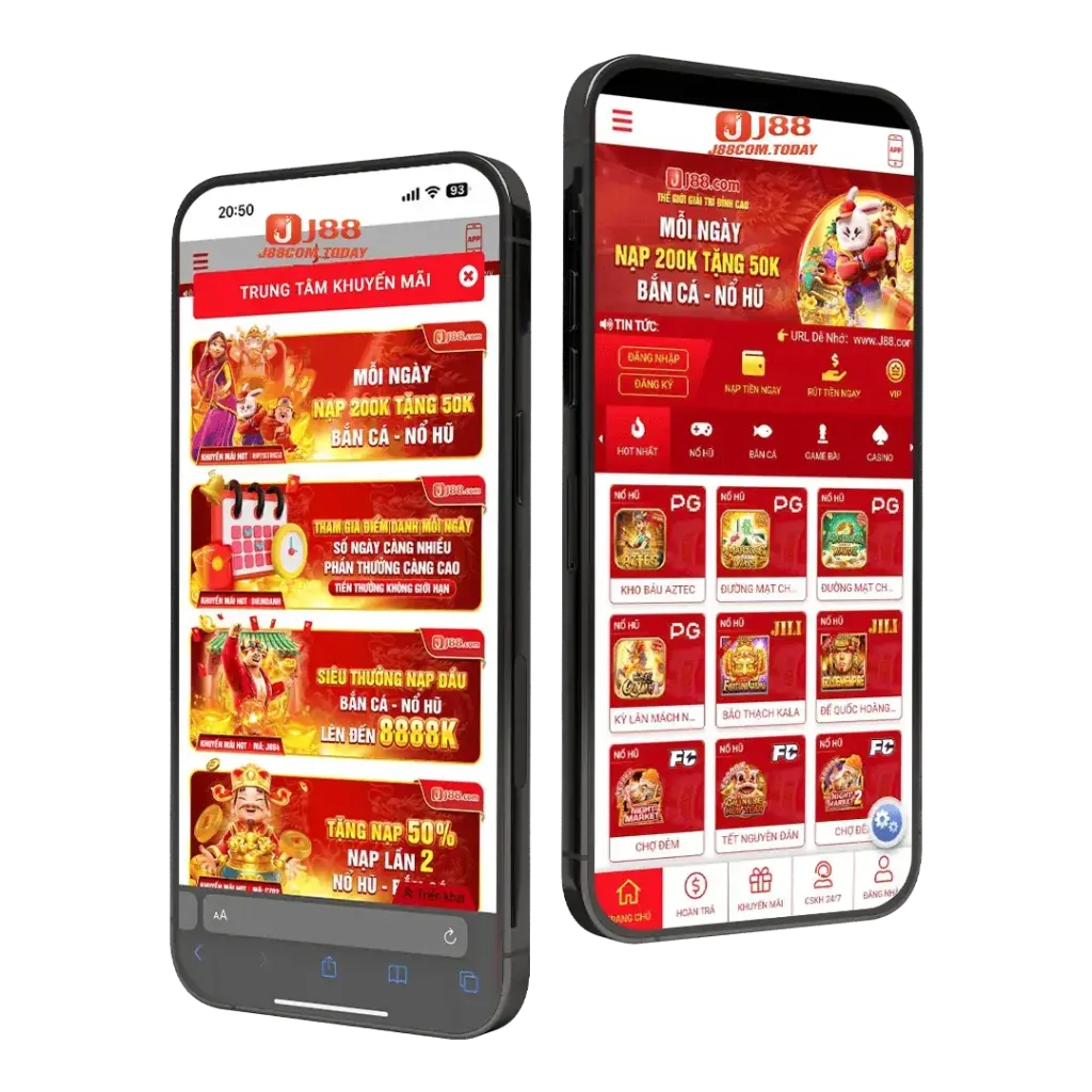 Giao diện nền tảng 888k App