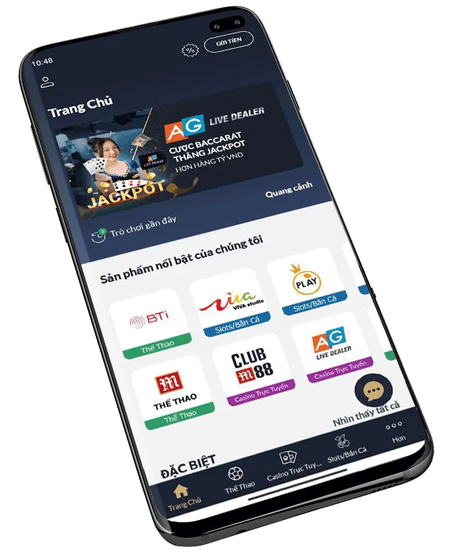 Các môn thể thao đa dạng trên 888k app